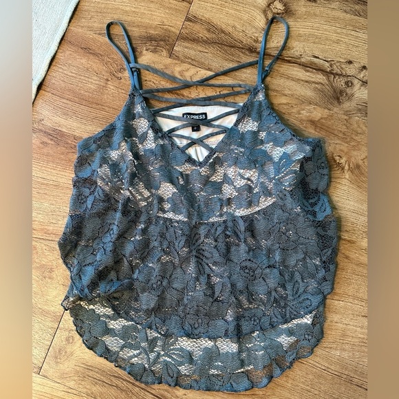 Express Tops - Like New, Women’s Express Lace Strappy Cami. Size small